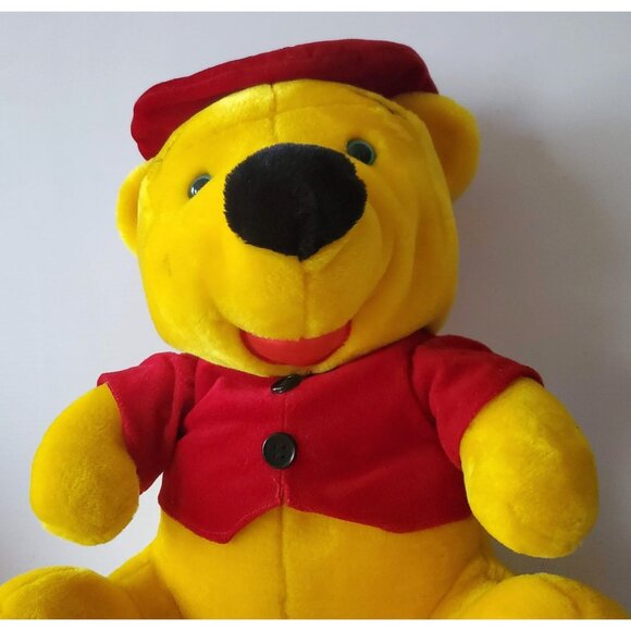 DISNEY WINNIE THE POOH COWBOY PLUSH STUFFED LARGE 22" NWOT - Picture 2 of 5